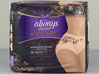 Always Discreet Boutique Underwear Small Medium Review