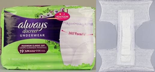 Always Discreet Underwear Small Medium Classic Cut Review