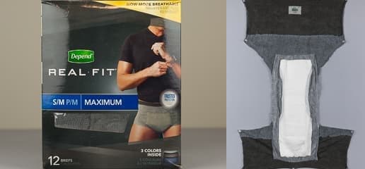 Depend Real-Fit Men Maximum Small Medium Review