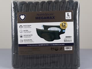 Northshore MegaMax Briefs Large Black adult diaper review