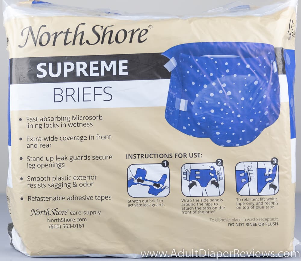 Northshore Supreme Briefs Large Blue Polka Dot review