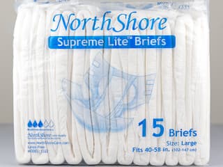 Northshore Supreme Lite Briefs Large adult diaper review