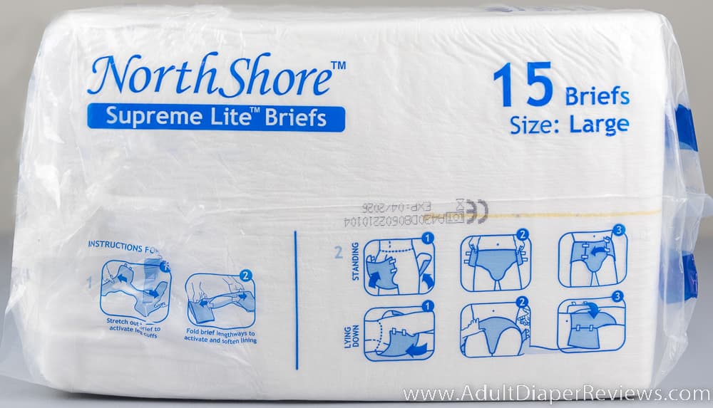 Northshore Supreme Lite Briefs Large review diapers